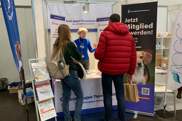 Infostand auf Tierärztekongress
