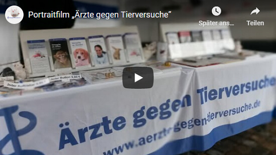 Portraitfilm "Ärzte gegen Tierversuche" (Weiterleitung zu Youtube)