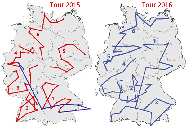 Touren mit dem Mausmobil